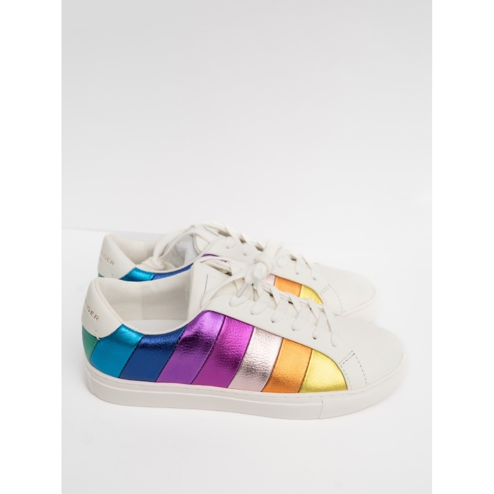 KURT GEIGER LONDON | New! Women's Lane Stripe Low-Top Sneakers - Picture 2 of 12